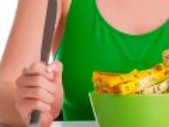 Menu de nutrição adequada para perda de peso por um mês