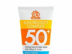 SPF-Sonnenschutz für das Gesicht